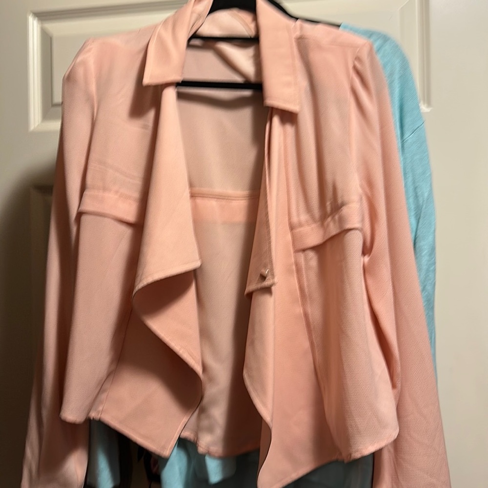 Peach blazer